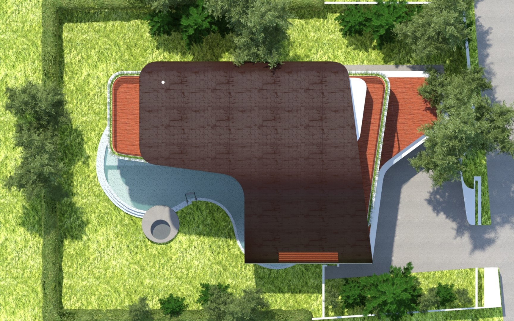 modern house dxf