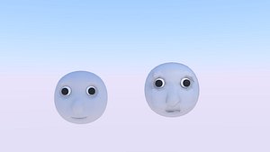 3D thomas friend face