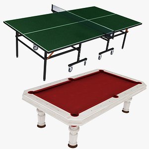billiard ping pong table model