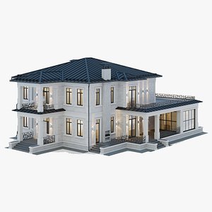 Neoclassical style house model