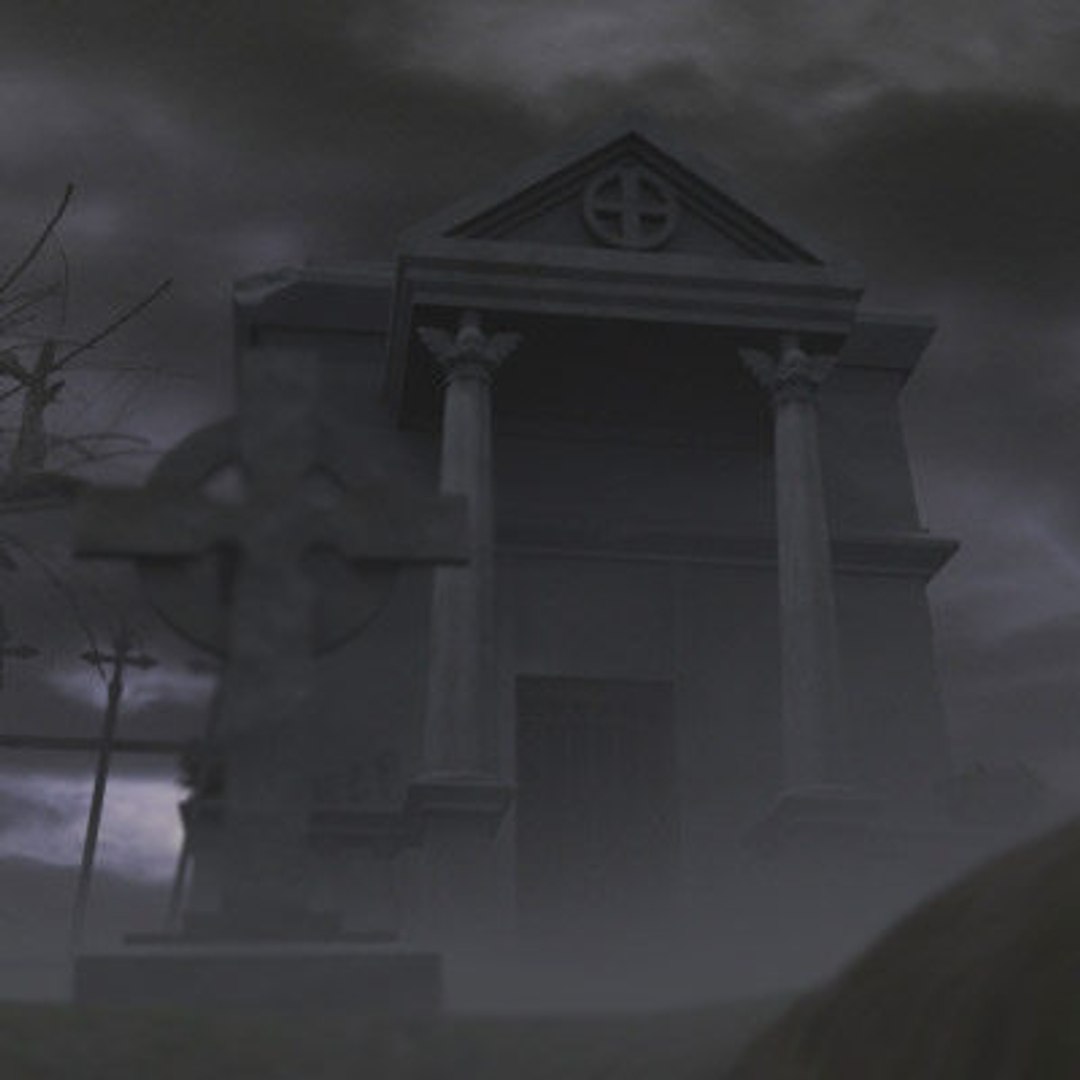 graveyard crypt oak 3d model