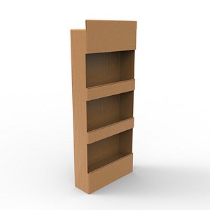 3D Point of Sale Cardboard Display Stand model