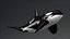 Killer Whale C4d Max Maya UNIDAD Unreal Engine 4 PAck
