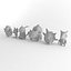 Pokemon Low Poly Jogo Pronto Pack Pikachu Balbasau