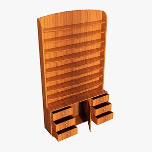 3D Classic Shelf model