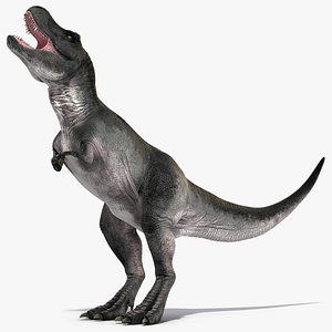T Rex Eating Animated Rigged