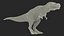 T Rex Eating Animated Rigged 3D