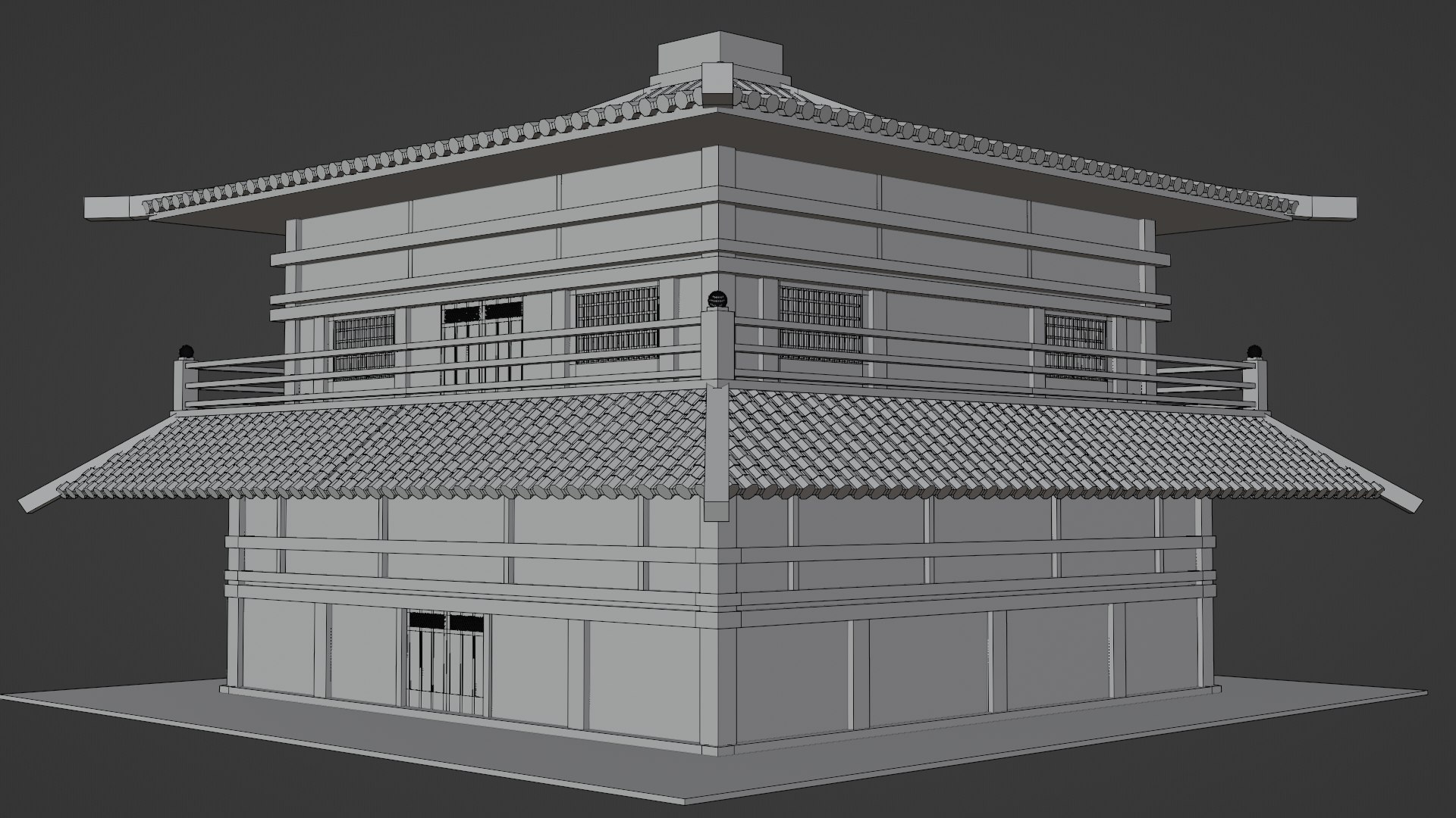 Chinese Siheyuan - Two Floors model https://p.turbosquid.com/ts-thumb/vQ/jXhfCN/im/chinesetwofloorssiheyuan5wireframe/png/1789412103/1920x1080/fit_q87/a871796ce9246a5b66bd680241e058fc270599e6/chinesetwofloorssiheyuan5wireframe.jpg