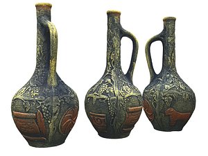 3D model magic bottle old wine