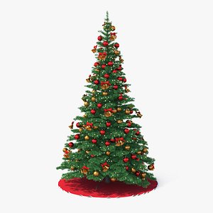 3D holiday christmas tree model