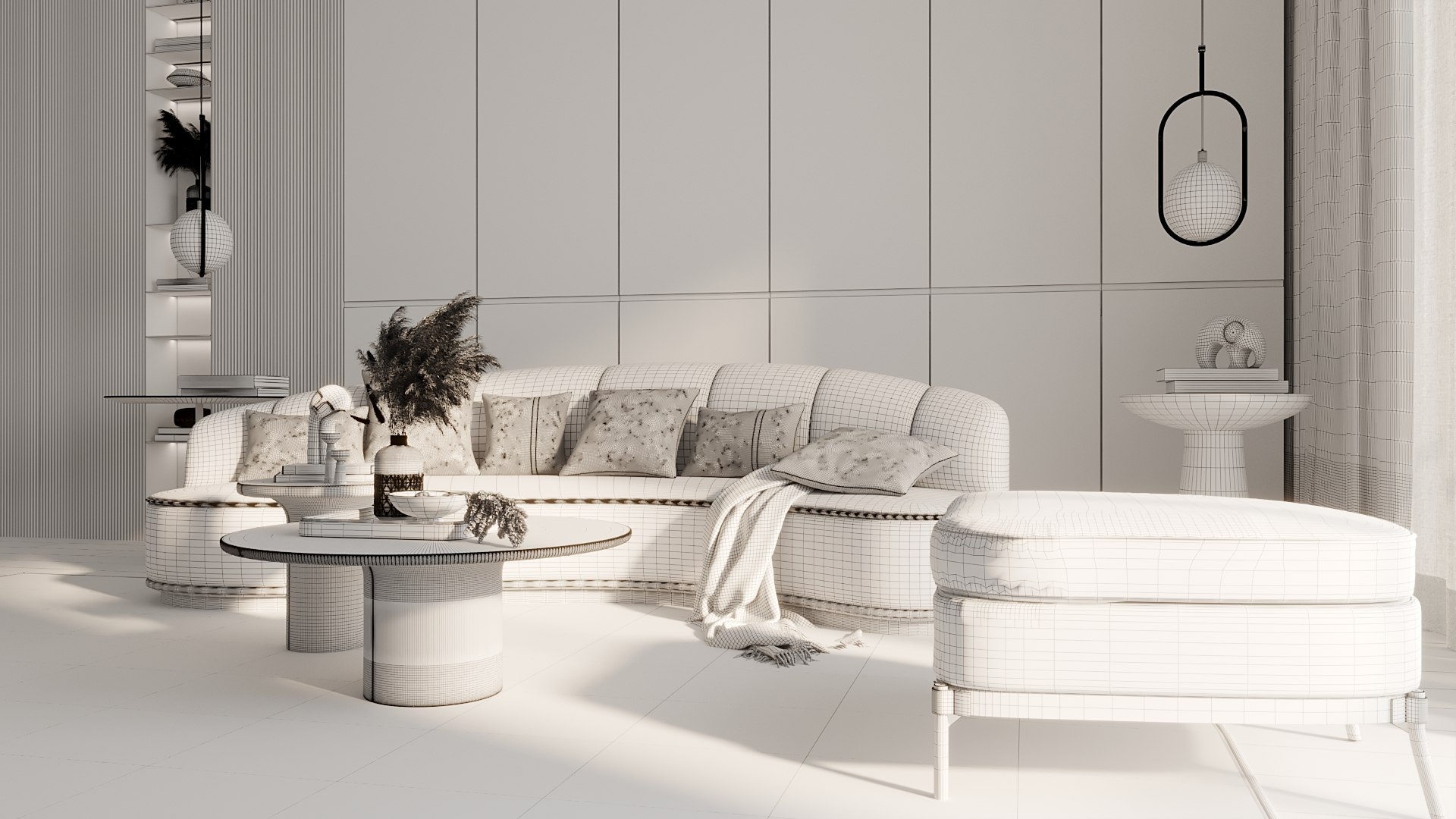 Modern Living Room set 01 3D model - TurboSquid 2097515
