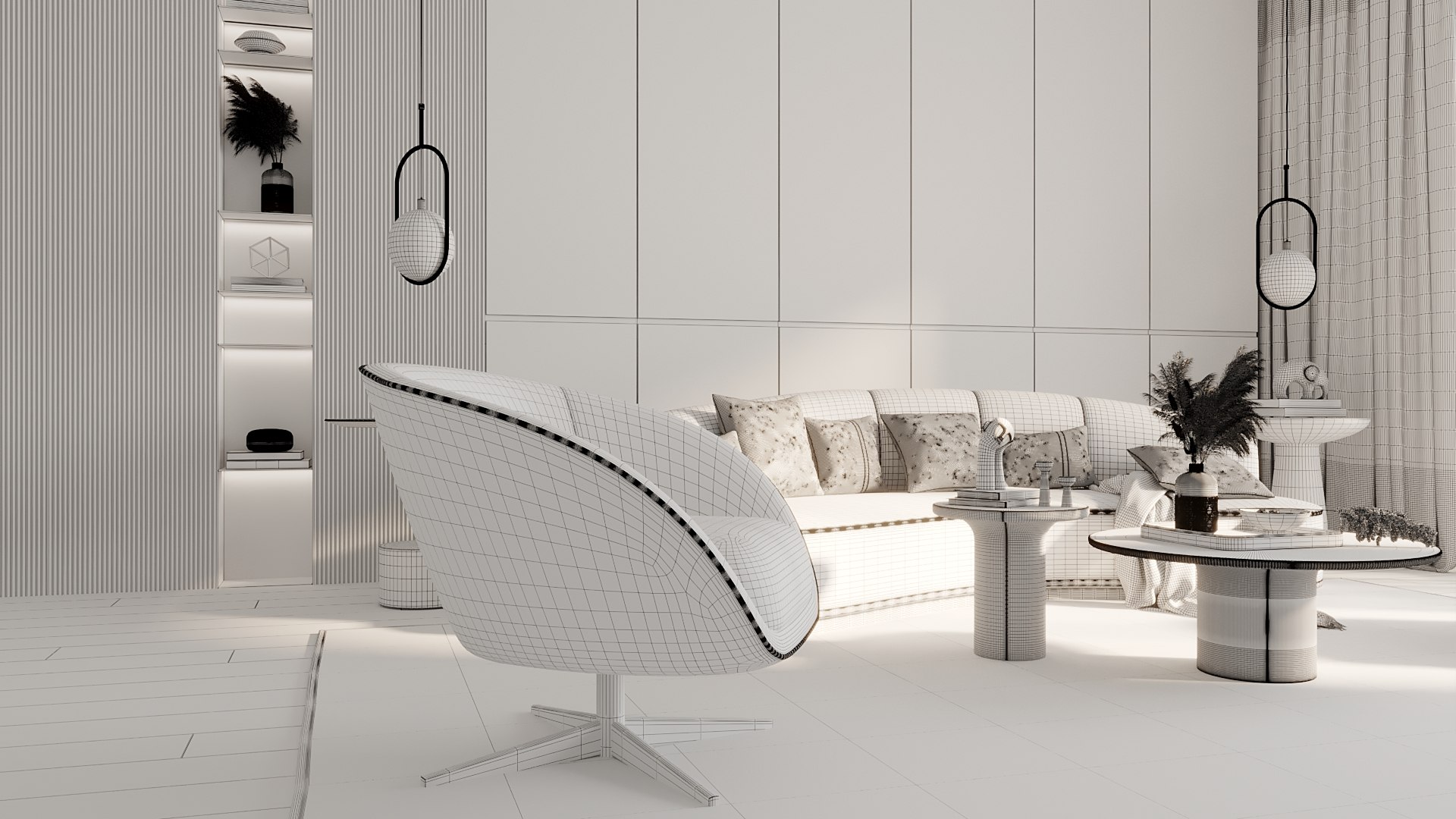 Modern Living Room set 01 3D model - TurboSquid 2097515