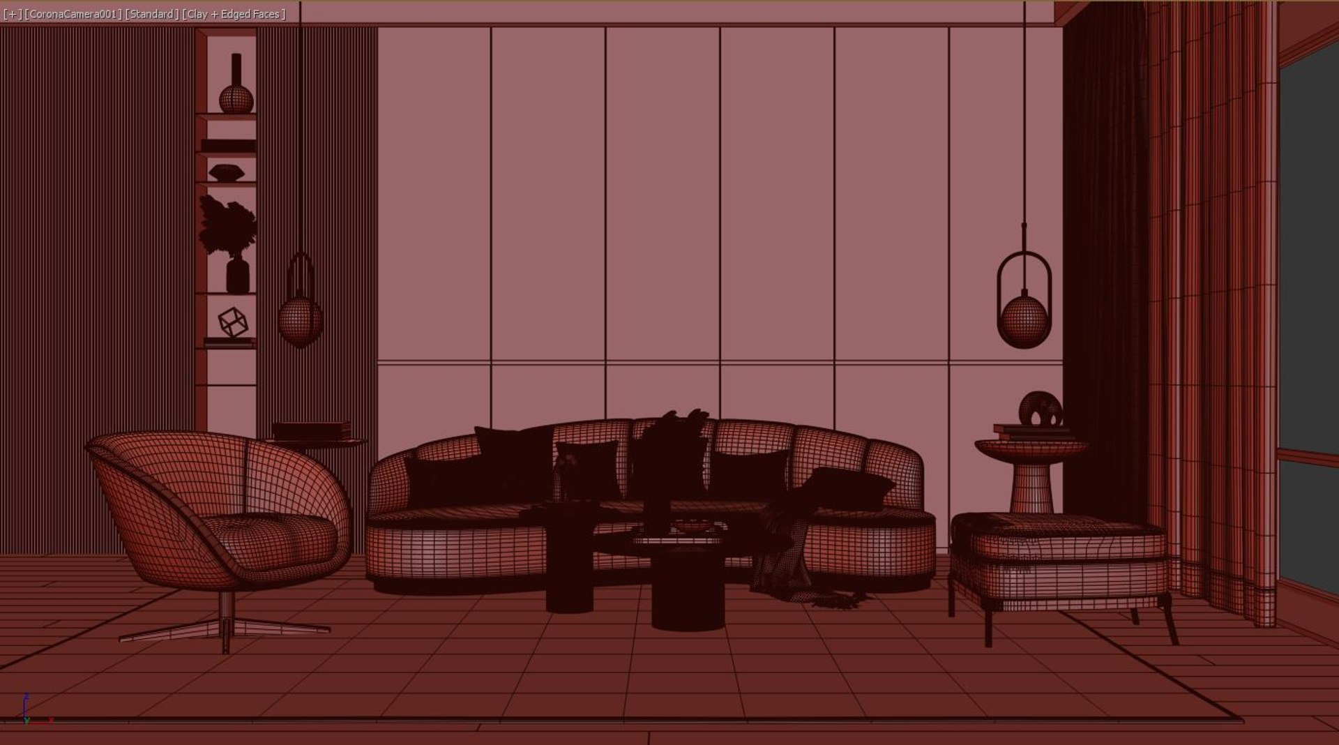 Modern Living Room set 01 3D model - TurboSquid 2097515