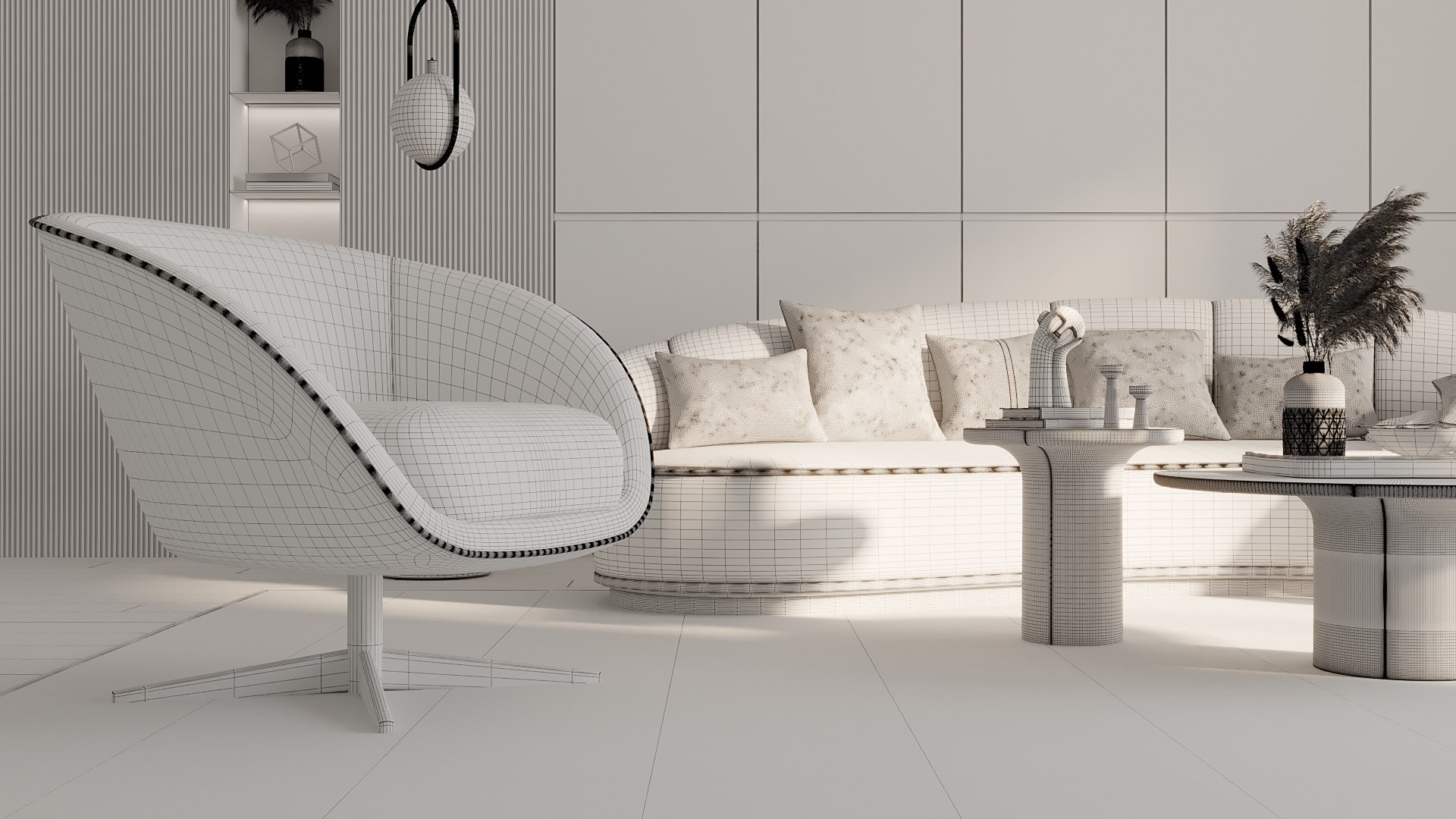 Modern Living Room set 01 3D model - TurboSquid 2097515