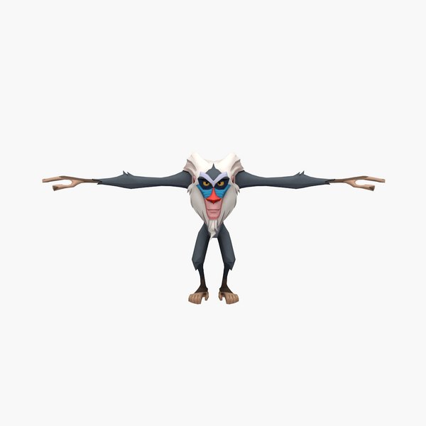 3D model Rafiki