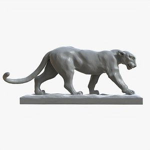 Walking Leopard 3D model