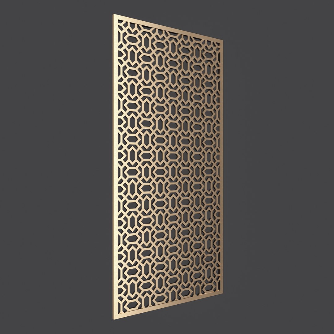 3d Decorative Panel - Turbosquid 1640782