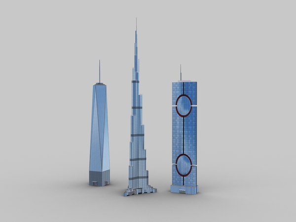 Modern Building pack 1 3D model