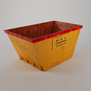3d model yellow skip