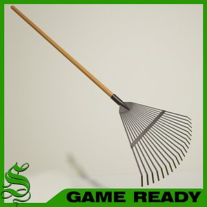 Low Poly Leaf Rake