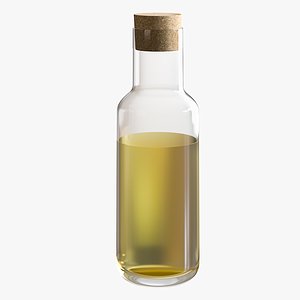 realistic corked pitcher 3D model