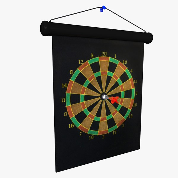 magnetic dart board c4d