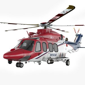 3D model AW139 QUEENSLAND Government L2237