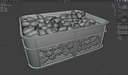 Prickly Pear Plastic Crate