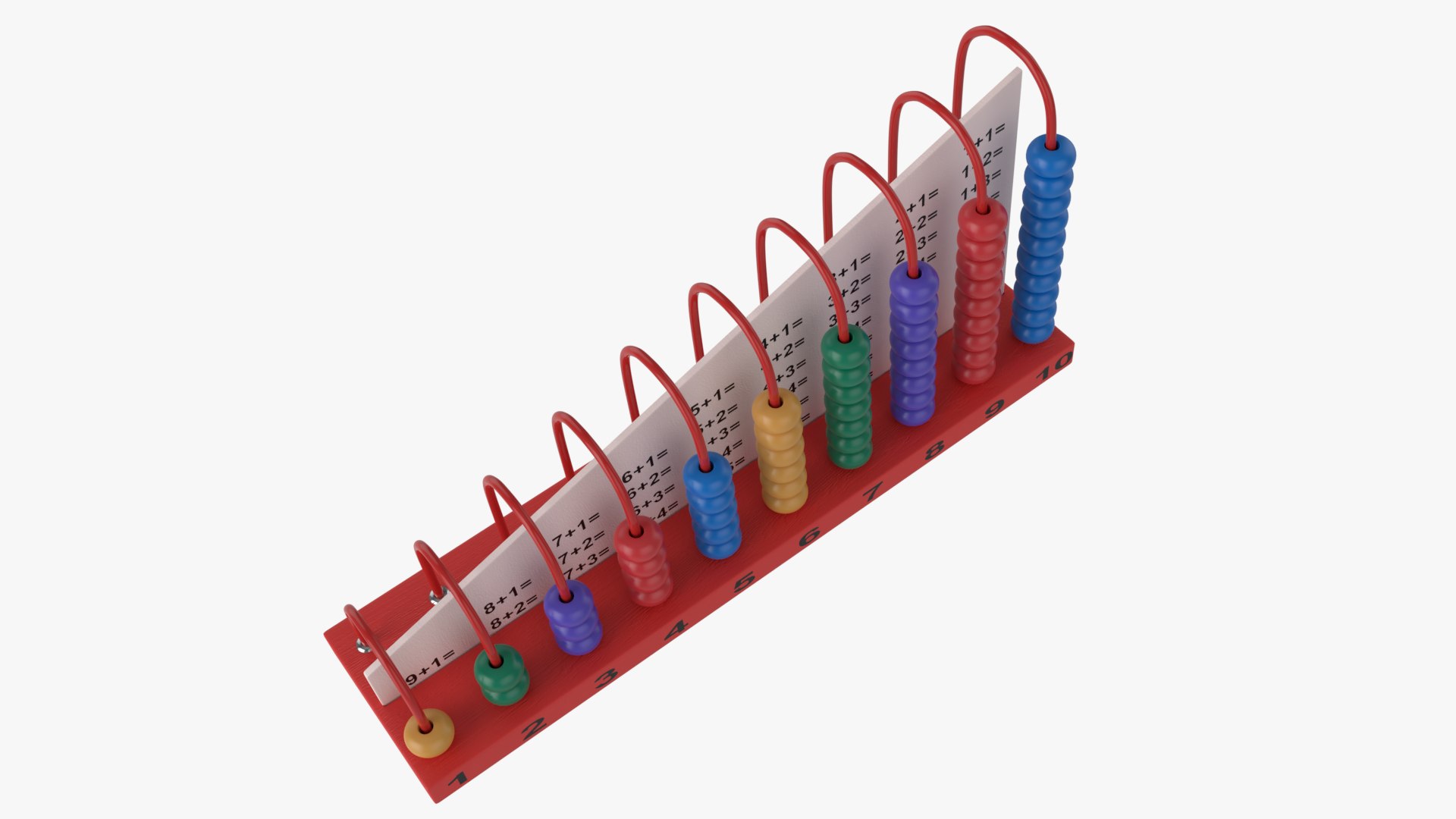 3D Kid Wooden Abacus Calculation Model - TurboSquid 1697300