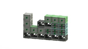 Storage containers shelf 3D print model