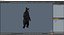 Standing Black Bear
