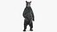 Standing Black Bear