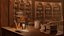 Medieval Library Model Pack Rustic Low-poly 3D model