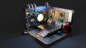 Isometric Bunker 3D