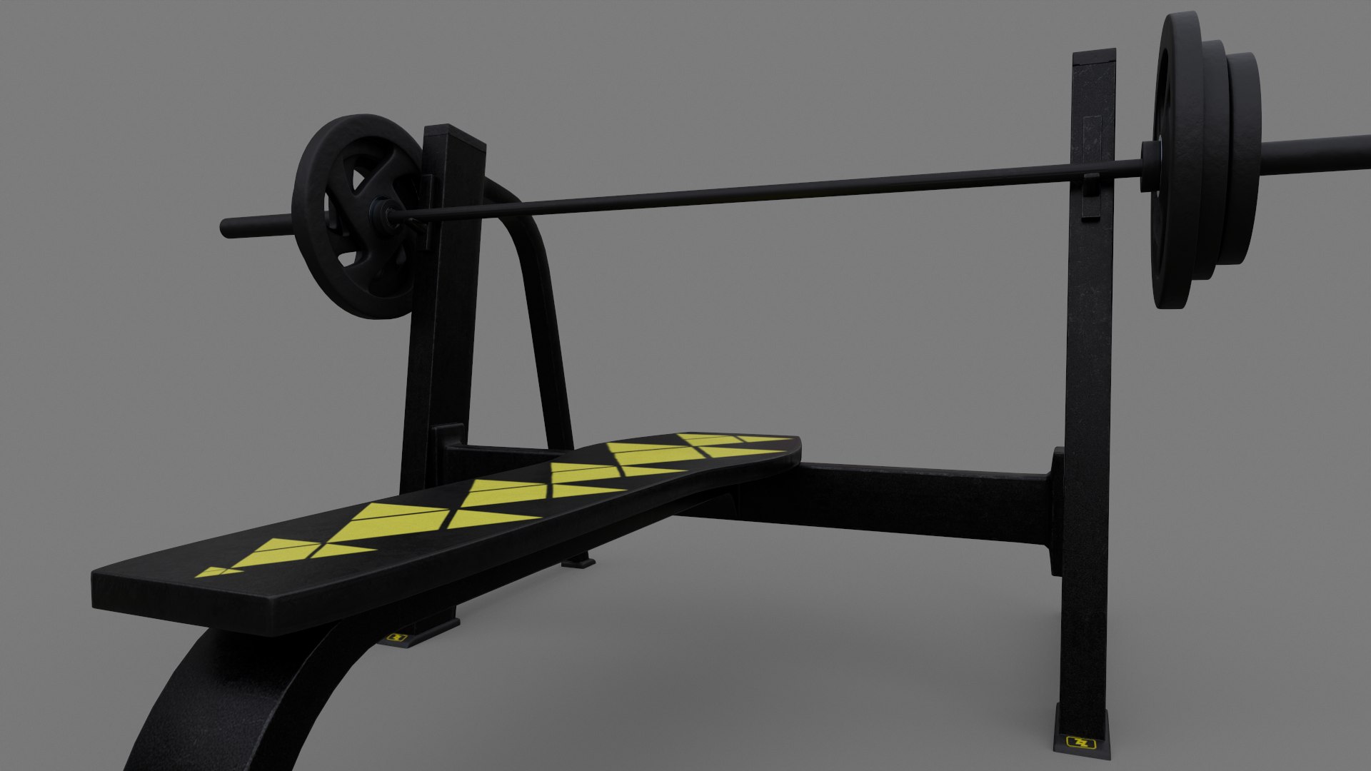 3D Bench Press - TurboSquid 1836608