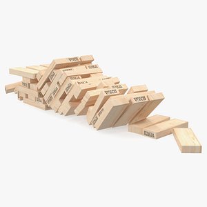 Jenga Game Bricks
