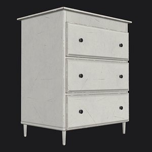 Wood Cabinet Game Ready PBR 3D