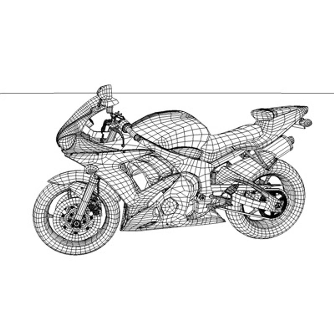 2003 Yamaha 3d Model