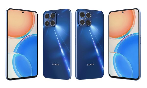 Honor X8 Blue 3D model