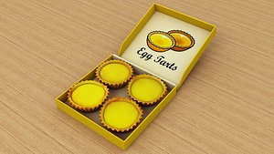 Egg Tarts 3D model
