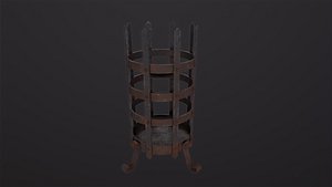3D Dungeon Brazier model