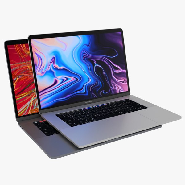 2019 MacBook Pro 15インチ全色タッチバー付き3Dモデル - TurboSquid 1410332