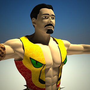 3d max kraven character cat