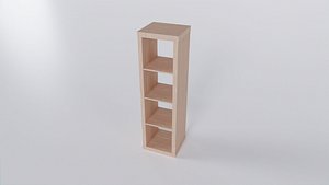 IKEA KALLAX 42x147cm 3D model