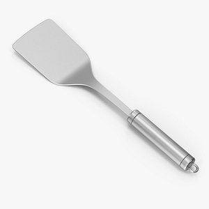 3D Steel Spatula model