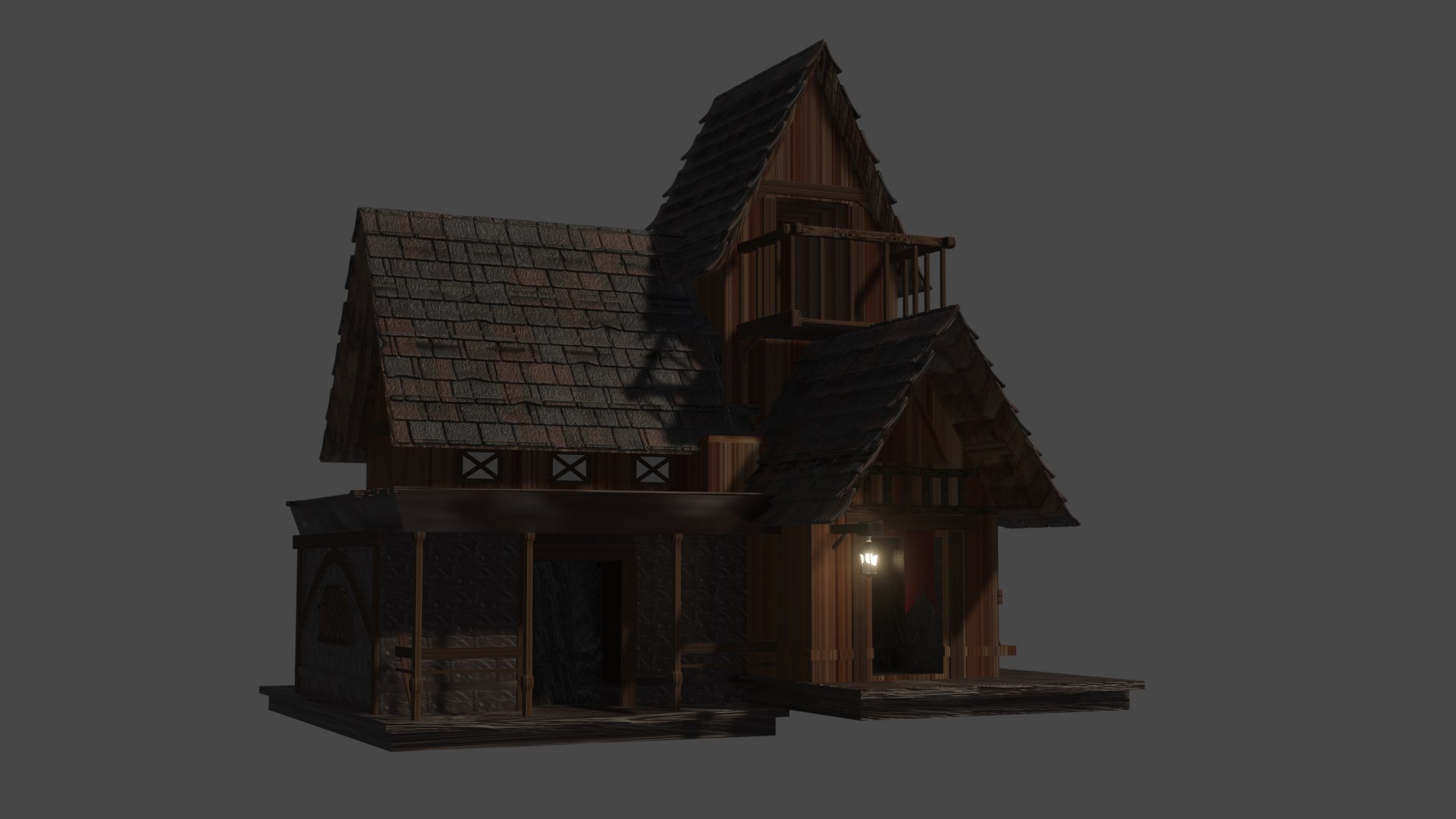 3D HOUSE Game Ready Model - TurboSquid 1914205