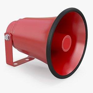 Red Horn Speaker Generic 3D Model