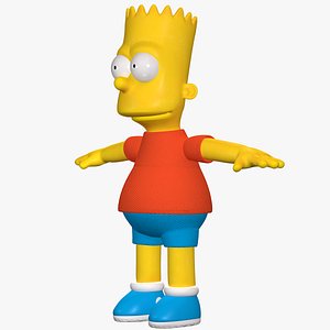 Bart Simpson Character 8K 3D model
