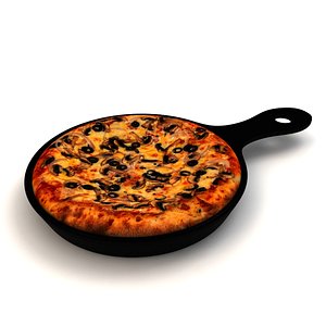 3D mushroom-pizza