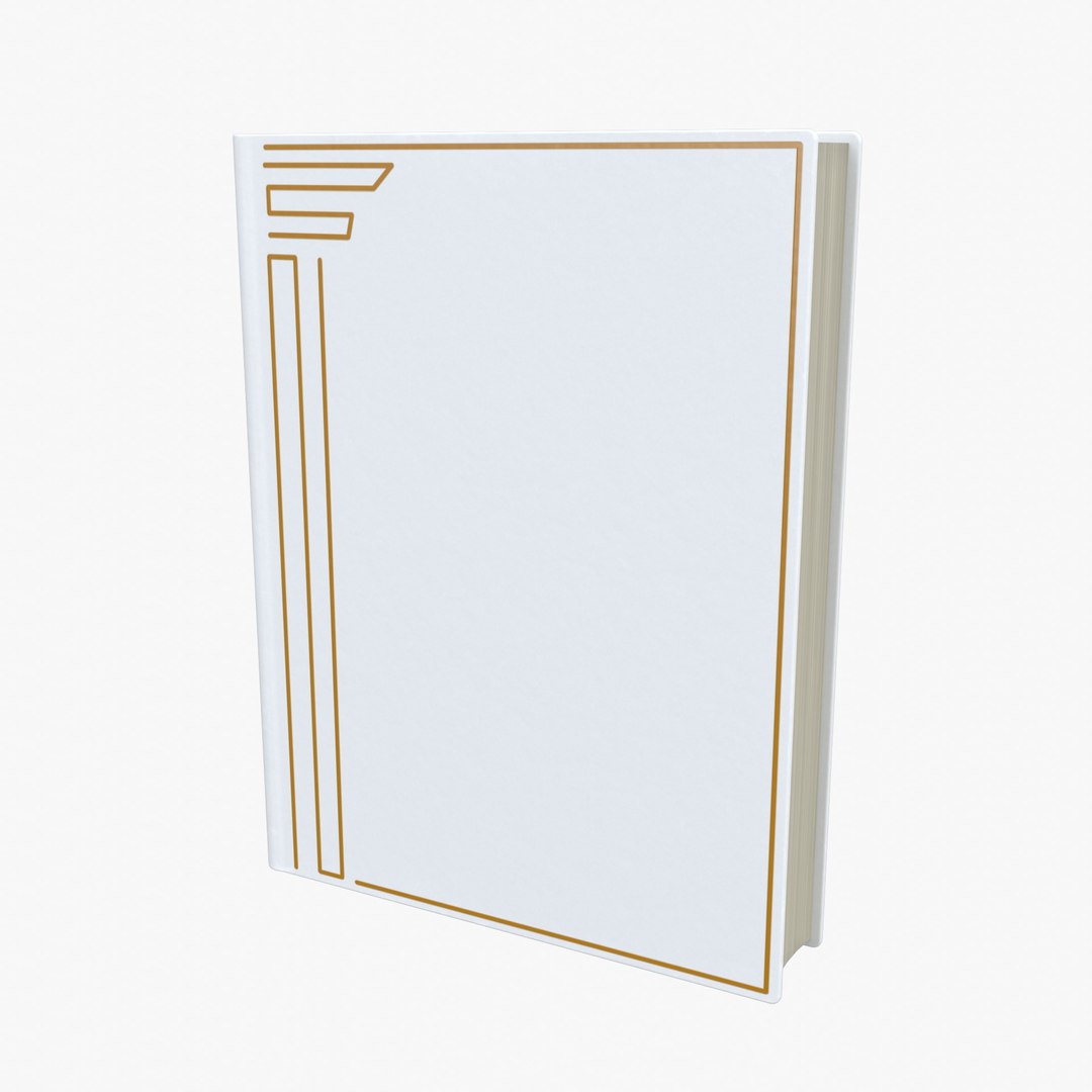 White Book with Pattern model https://p.turbosquid.com/ts-thumb/vR/nbpS85/SA/search_shot/jpg/1765529979/1920x1080/fit_q87/ba5f6fe775f95daad10ccee4a9e2be92ef2c519e/search_shot.jpg